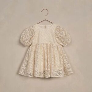 Rylee + Cru Cream Lace Kids Formal Dress